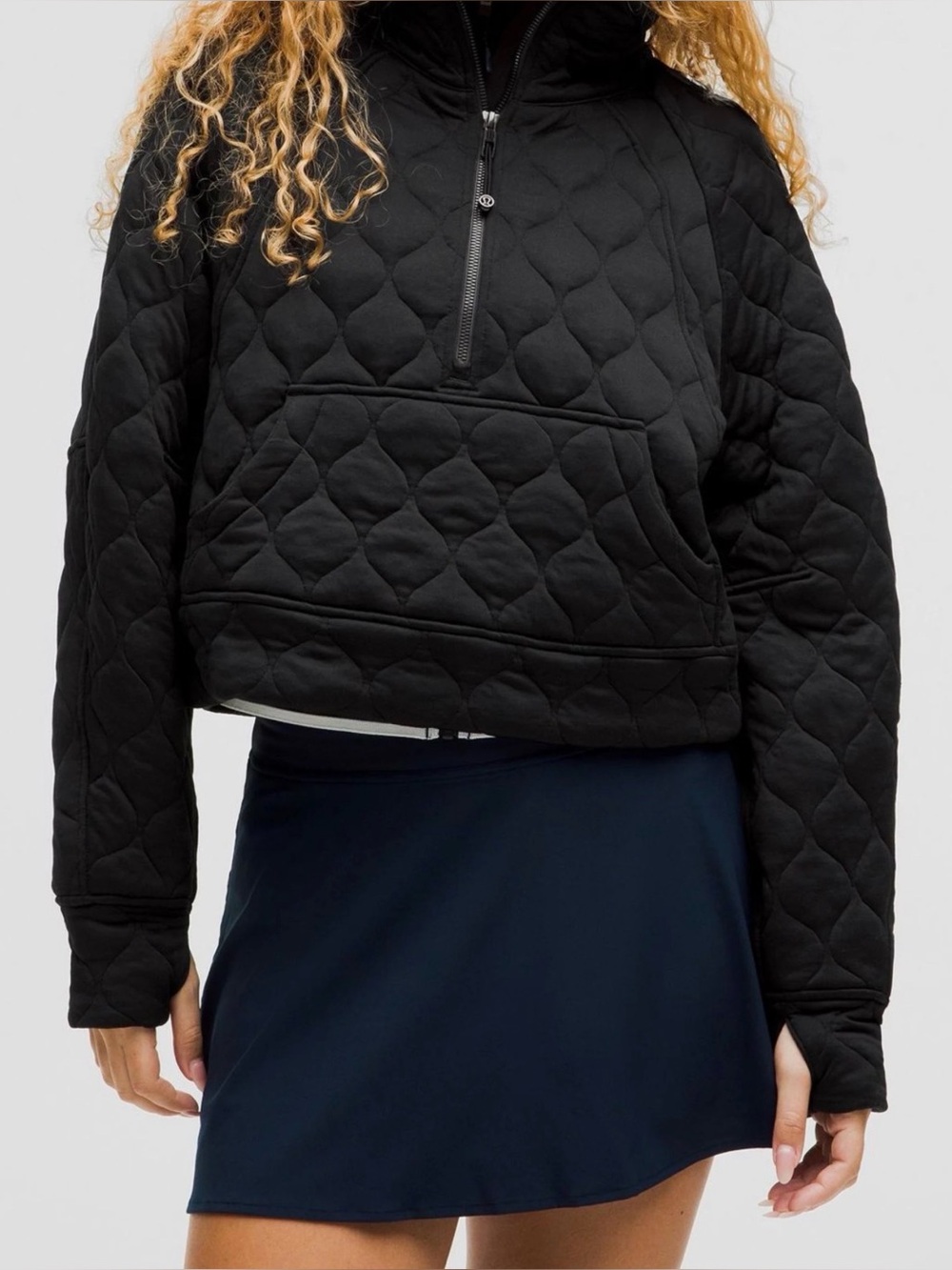 NWT LULULEMON scuba oversized quilted half zip